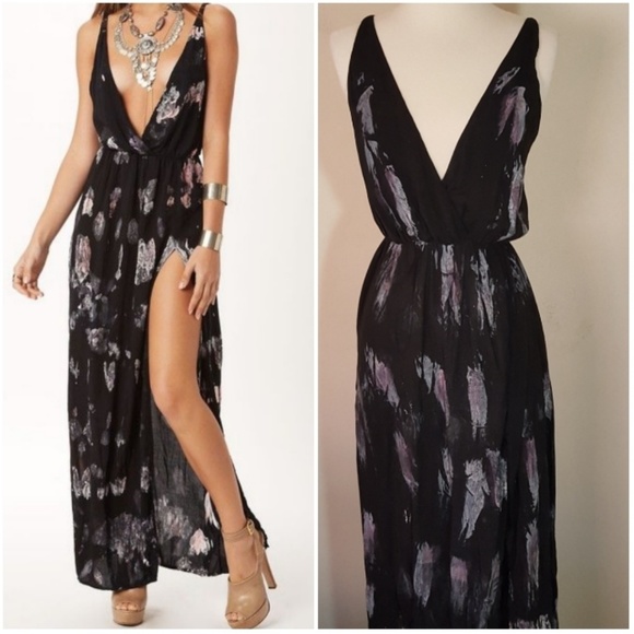 Blue Life Dresses & Skirts - Blue Life High Tide Maxi Side Slit Dress